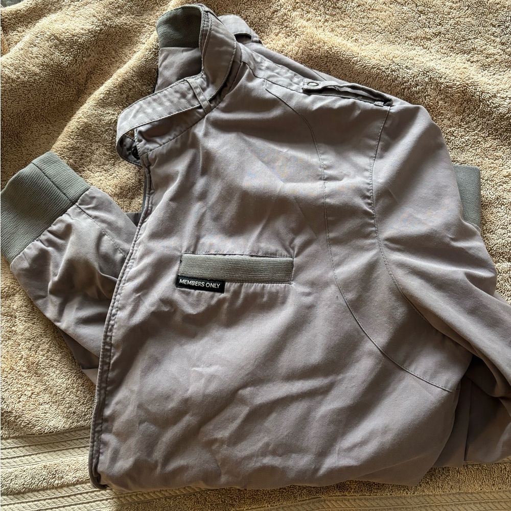 Members Only Light Gray Jacket